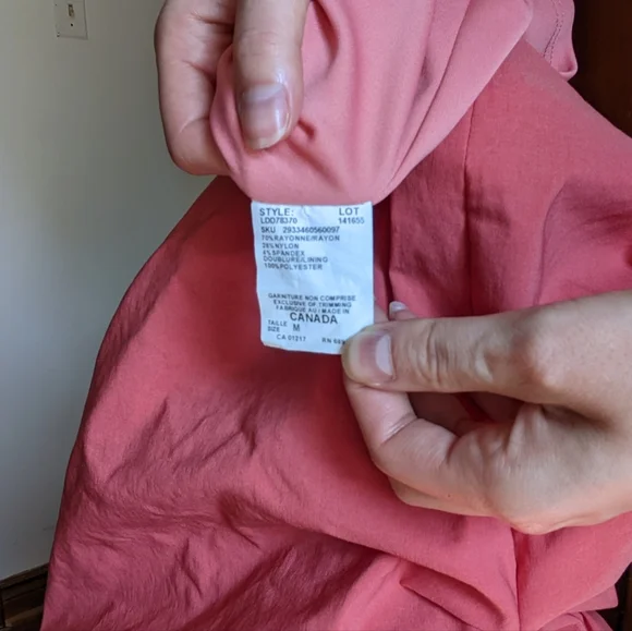 Y2K Ruched Bodycon Midi Dress Salmon Pink - Picture 7 of 8